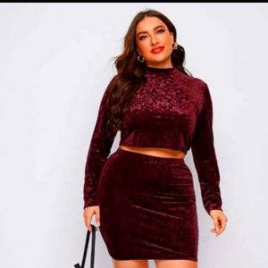 Plus size 2 piece crop top SOLD OUT ON WEBSITE